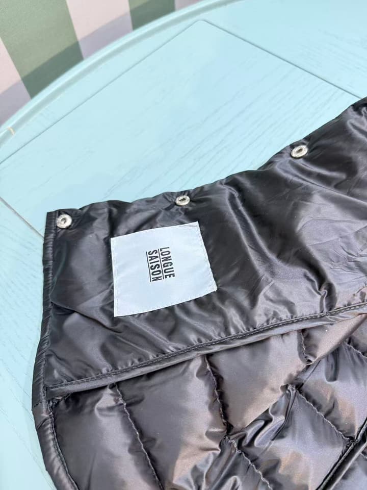 Moncler Kids Puffer Vest – 2025SS in Shiny Dark Gray