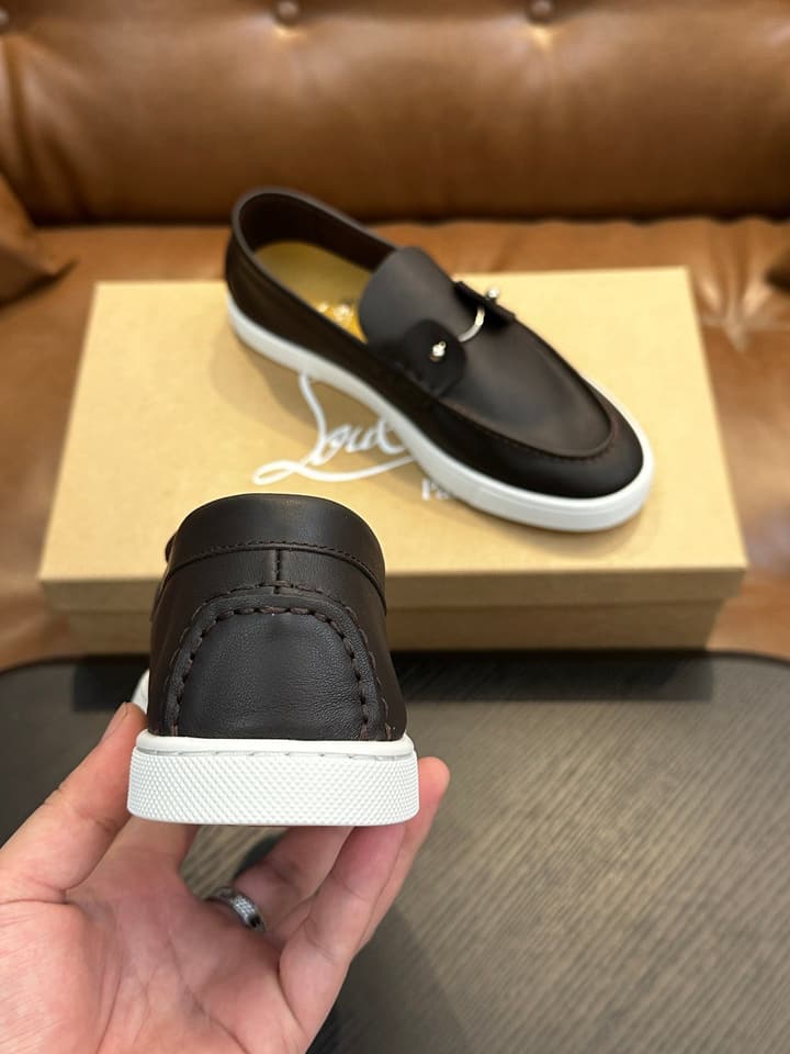 Christian Louboutin Men's Casual Sneakers in All White
