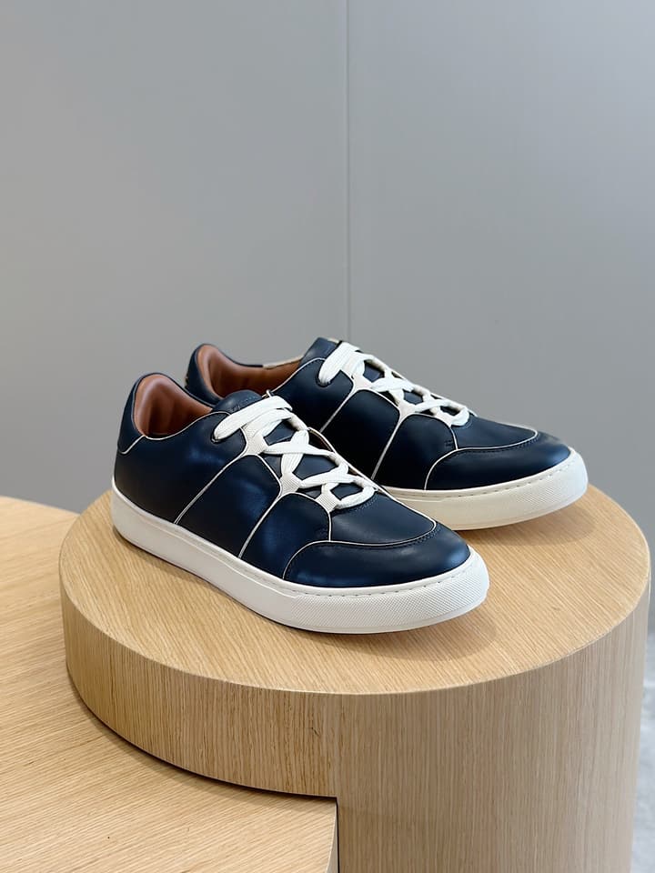 Zegna Tiziano Couture Sneakers in Black With Matching Laces