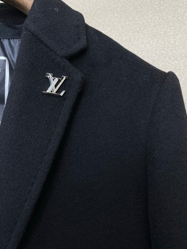 Louis Vuitton Detachable Down Wool Blazer in Dark Navy
