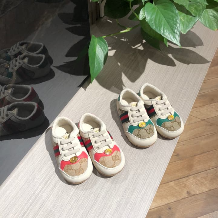 Gucci Kids' Footwear – Kids Collection in Green/red Web Stripe