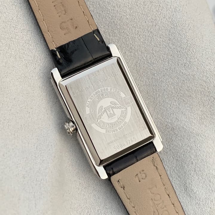 Longines DolceVita Quartz Watch in Black Strap