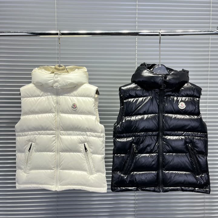 Moncler Ania Fitted Down Vest – Kids Collection – 2025 in Black