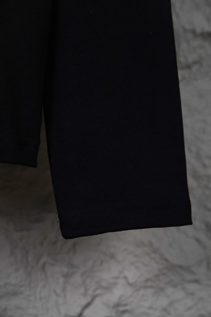 Dior Classic English Letter Long Sleeve T-Shirt in Black