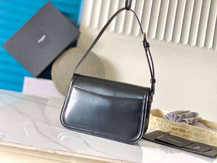Saint Laurent Solferino Shoulder Bag in Black