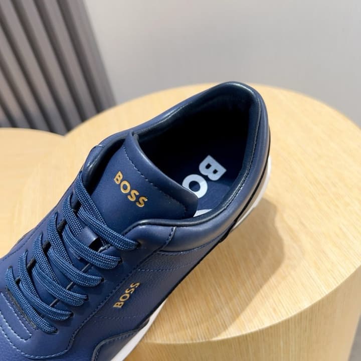 Boss Classic Driving Shoes in Black With Polished Toe