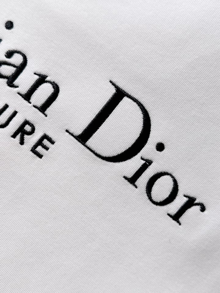Dior Air Layer Crewneck Sweatshirt – 2025FW in Black Large Logo