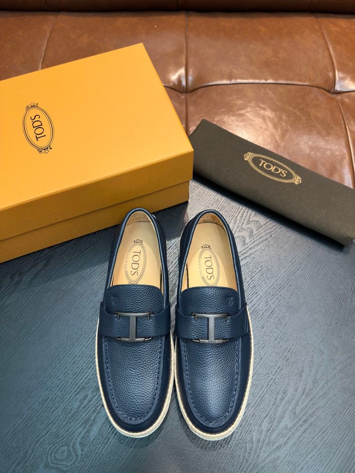 Tod's Gommino Calfskin Loafers in Assorted Loafers Display