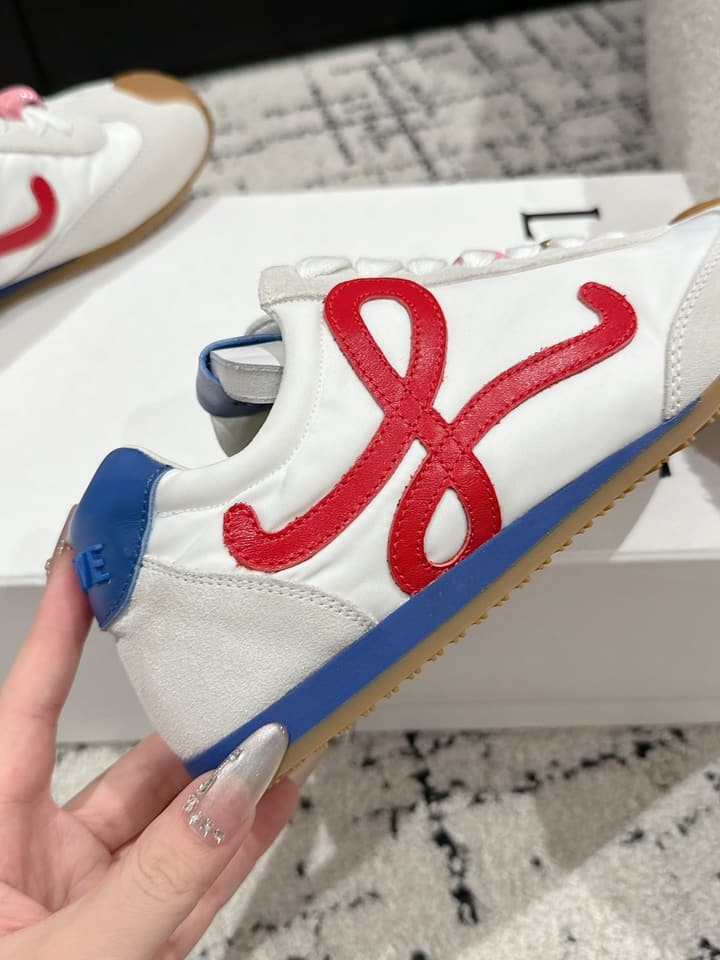 Loewe Ballet Runner 2.0 Unisex Sneakers – 2025 Collection in White And Light Blue