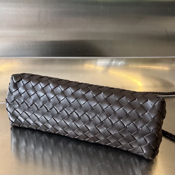 Bottega Veneta Andiamo Handbag in Charcoal Grey