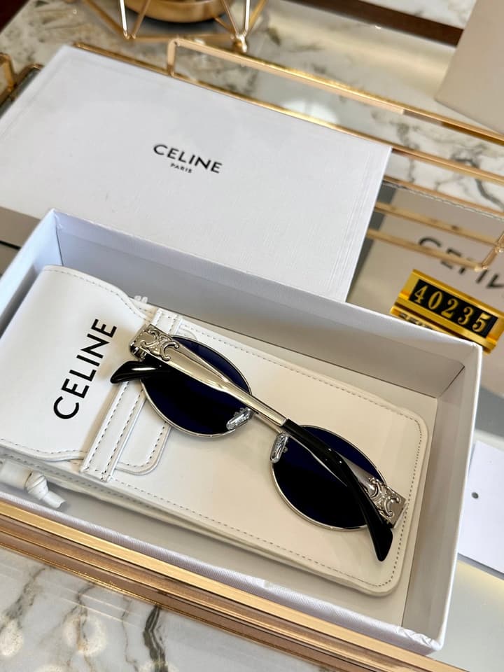 Celine Polarized Acetate Sunglasses