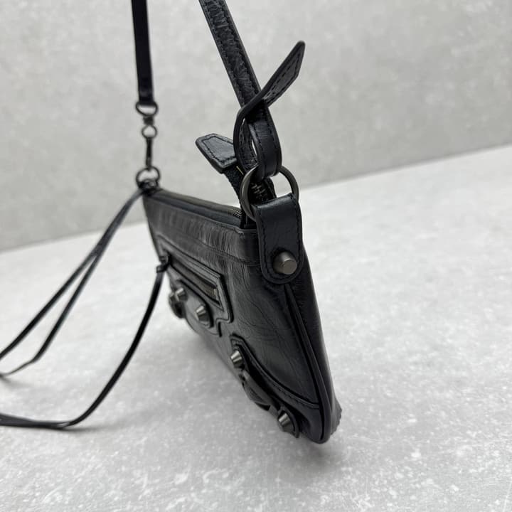 Balenciaga Le City Mini Shoulder Bag in Classic Black