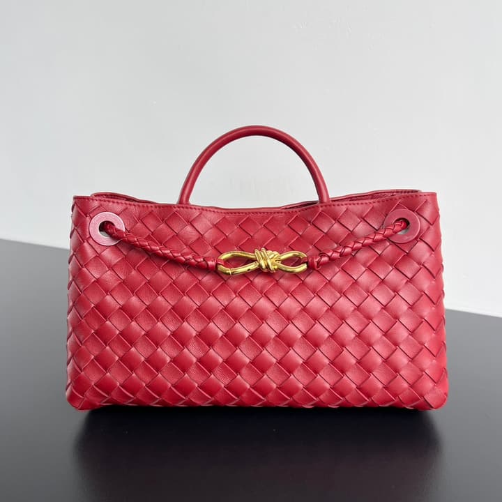 Bottega Veneta Andiamo Handbag in Charcoal Grey