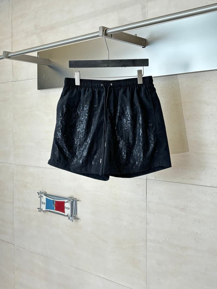 Hermès H Monogram Water-Sensitive Swim Trunks – Spring/Summer Collection in Black