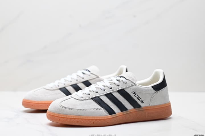 Adidas Handball Spezial Retro Suede Sneakers in Burgundy White Stripes