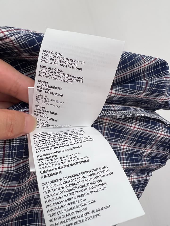 Miu Miu Academic Plaid Pleated Skirt – 25SS