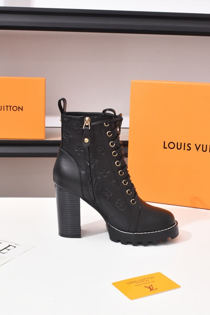 Louis Vuitton Classic High-Heeled Martin Boots