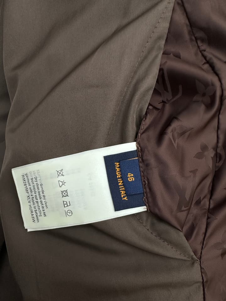 Louis Vuitton Monogram Puffer Jacket in Dark Brown Monogram Puffer