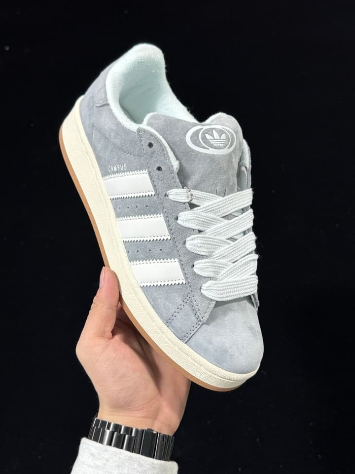 Adidas Originals Campus 00s Low-Top Sneakers in Black & White