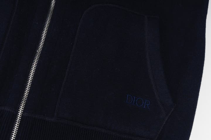 Dior Reversible Jacquard Cashmere Jacket – 24FW in Light Grey