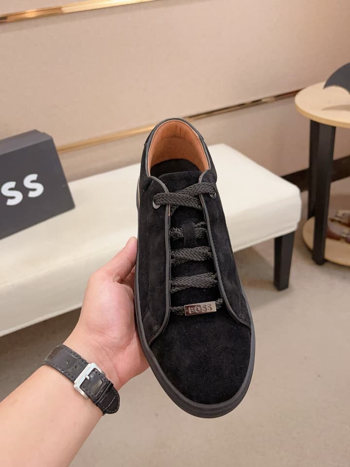 Boss Latest Casual Men's Sneakers in Black Monochromatic