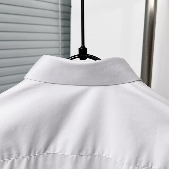 Dior Classic CD Metal Placket Shirt in Bright White