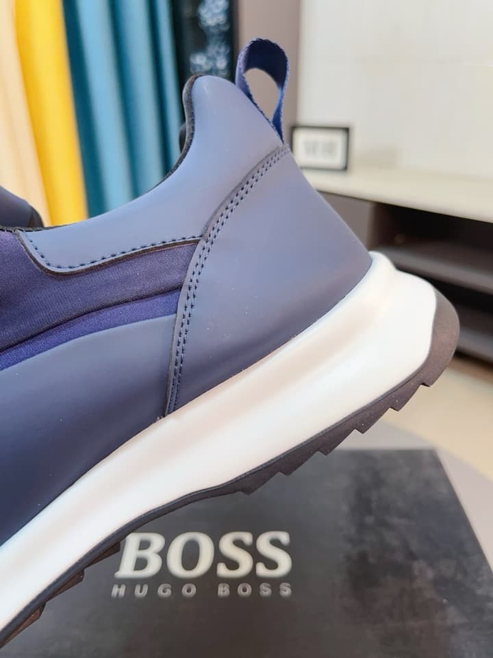 Boss Classic Suede and Waterproof Casual Sneakers