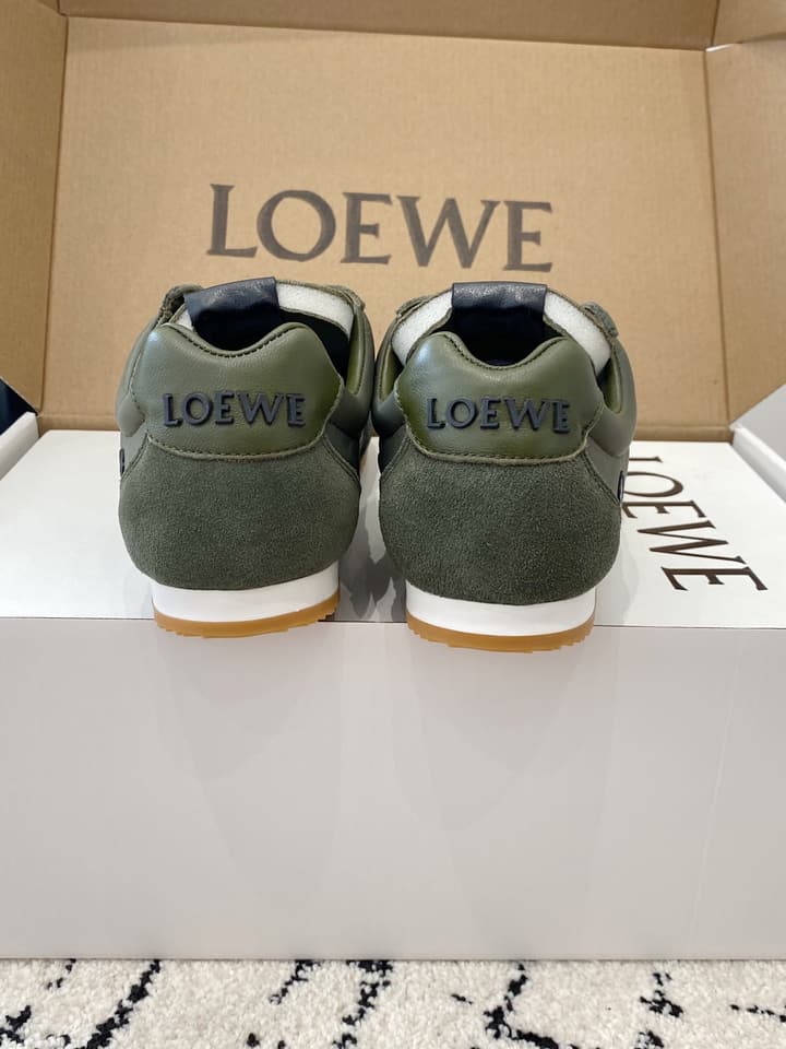Loewe Ballet Runner Sneakers in Charcoal Grey