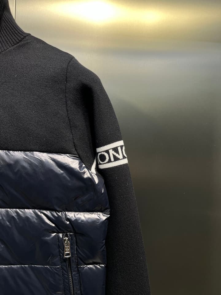 Moncler Men's Padded Wool Down Cardigan