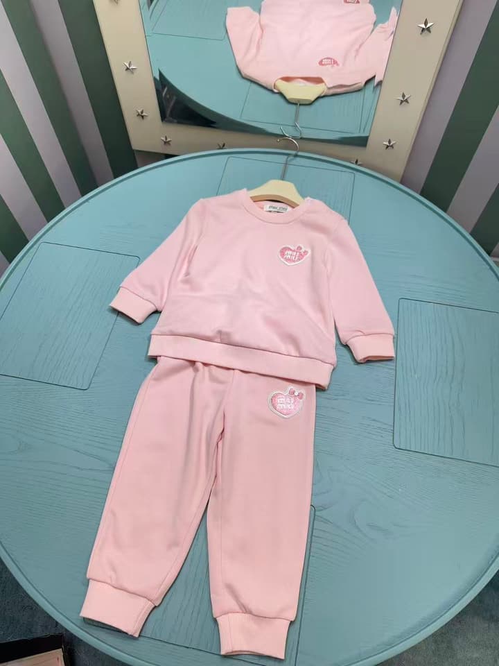 Kenzo Infant Two-Piece Set – 2025SS – Kids Collection in Light Pink Set