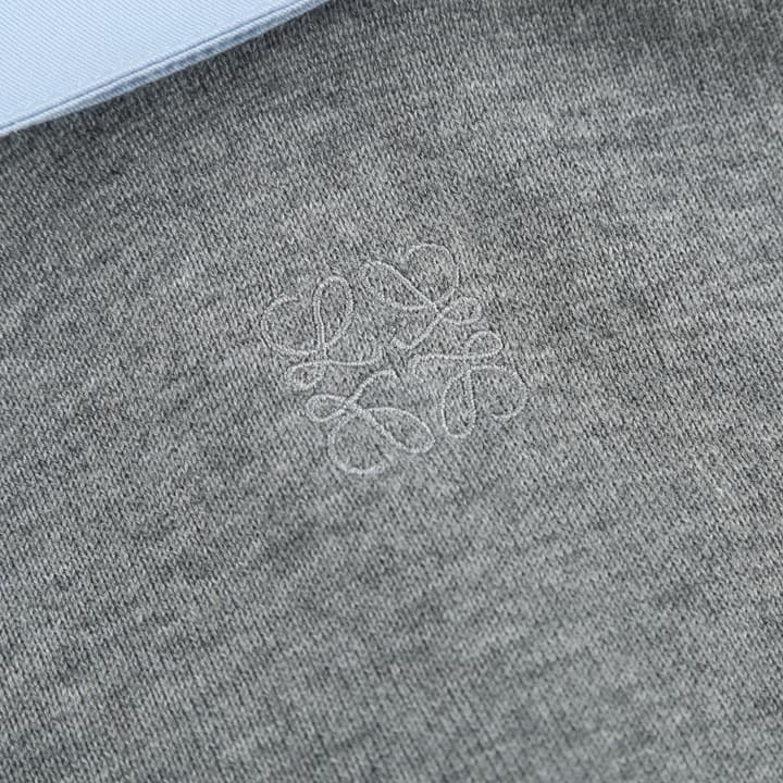 Loewe Knit Patchwork Long-Sleeve Shirt in Blue