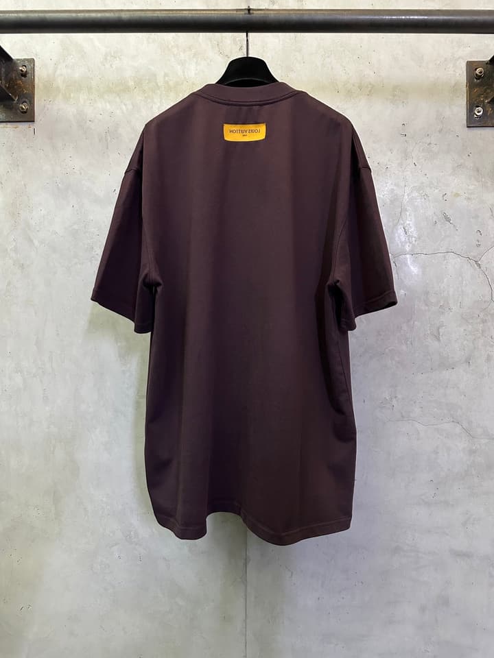 Louis Vuitton Pearl Logo Crewneck T-Shirt – 25SS in Black
