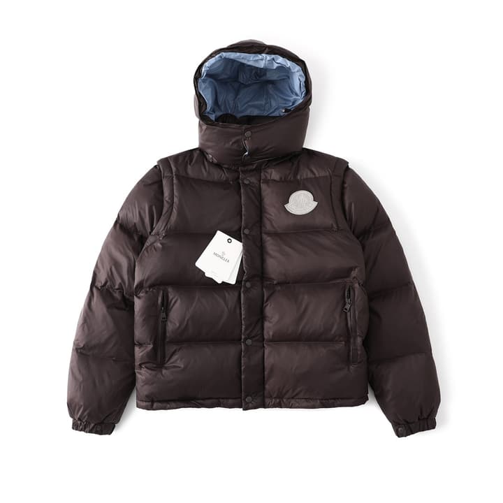 Moncler Cyclone Detachable Down Jacket – 2024FW in Black/Blue