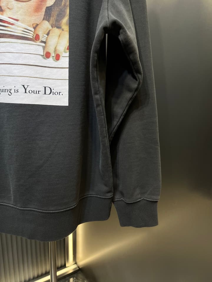 Dior Heritage Portrait Print Crewneck Sweatshirt