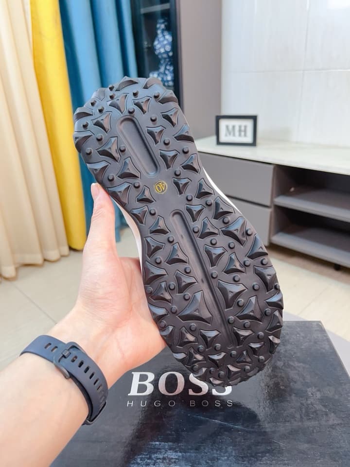 Boss Classic Suede and Waterproof Casual Sneakers