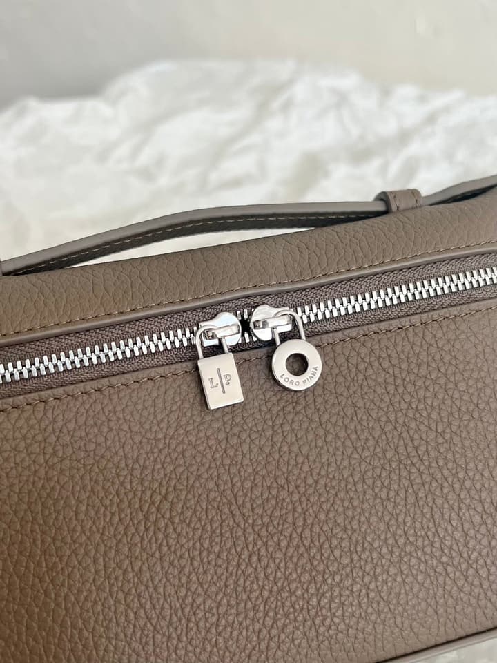 Loro Piana L19 Leather Crossbody Bag