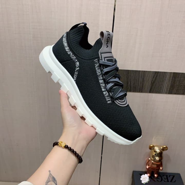 Zegna Latest Casual Sneakers in Black