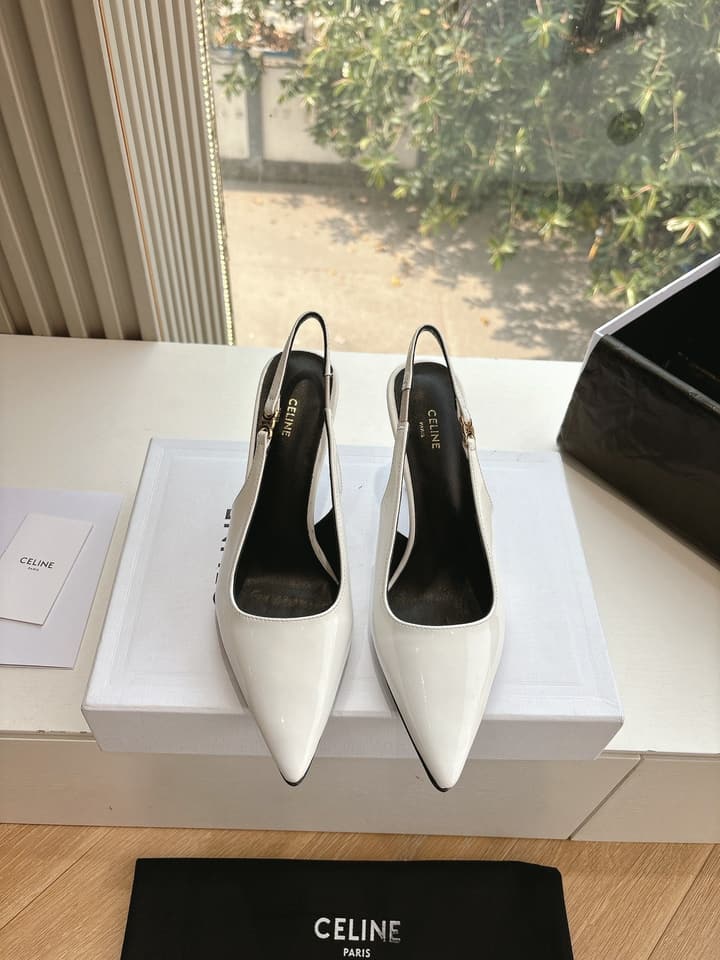 Celine Runner Platform Sneakers – 2025 Spring/Summer Collection in Burgundy Patent