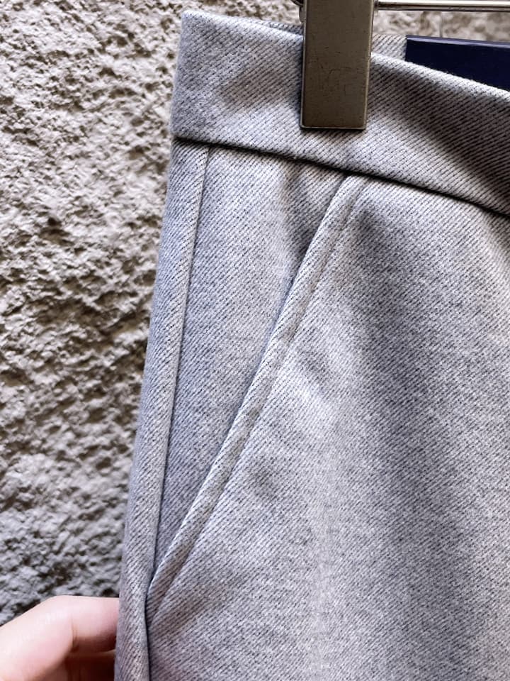 Louis Vuitton Wool Blend Dress Trousers – Autumn/Winter Collection in Black