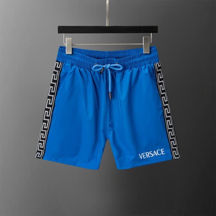 Versace Webbing Detail Swim Trunks – Spring/Summer 2026 Collection in Black