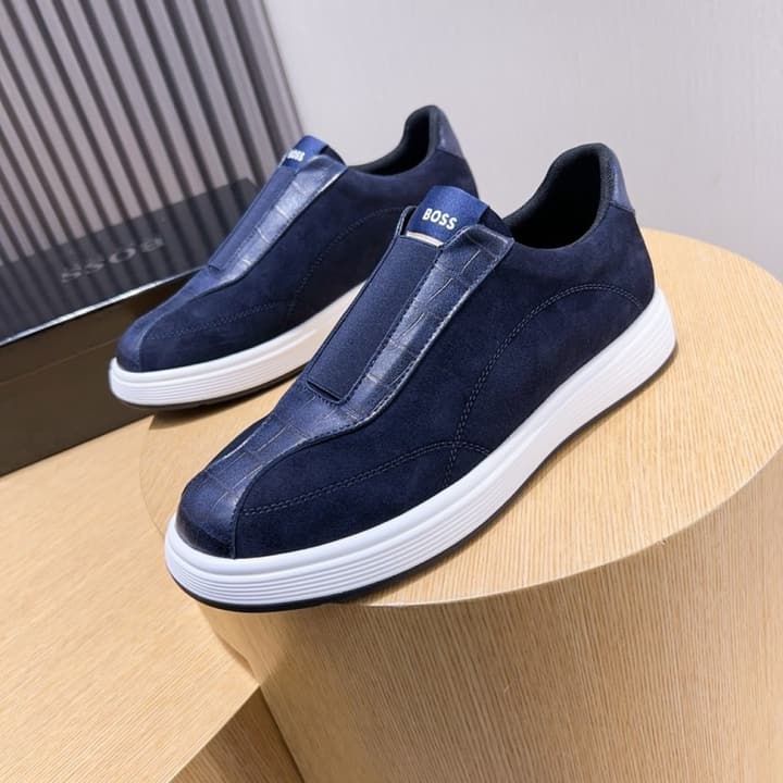 Boss Classic Leather Driving Shoes