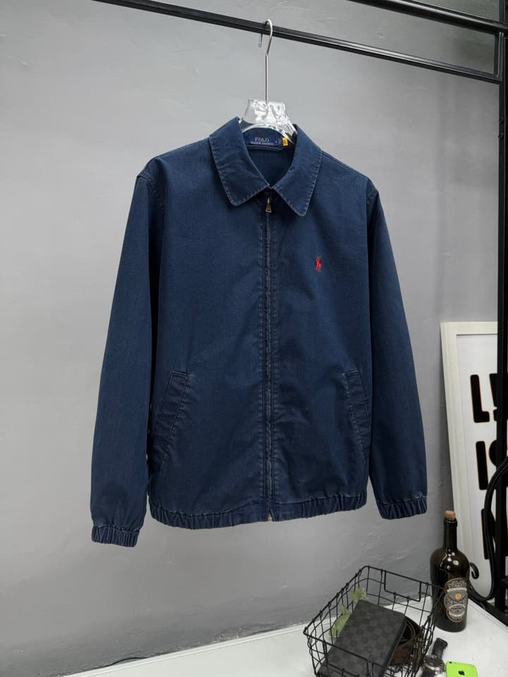 Ralph Lauren 2025 Washed Denim Jacket in Khaki