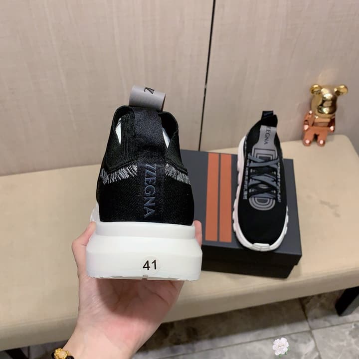 Zegna Latest Casual Sneakers in Black