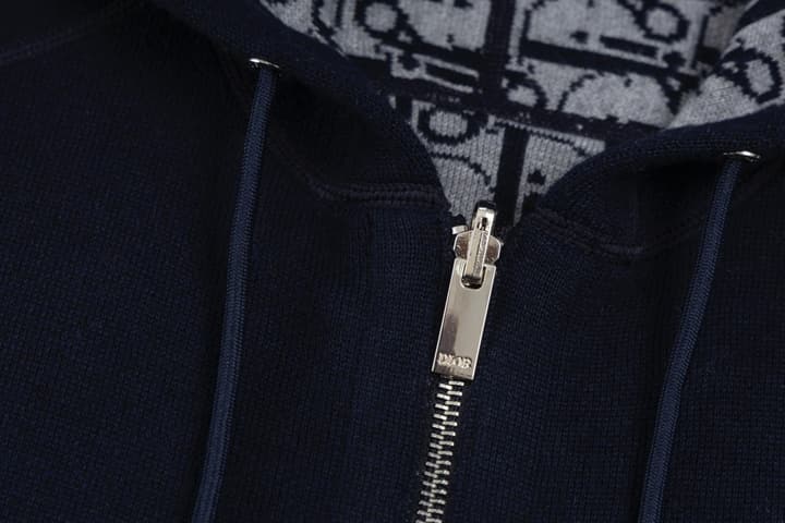 Dior Reversible Jacquard Cashmere Jacket – 24FW in Light Grey