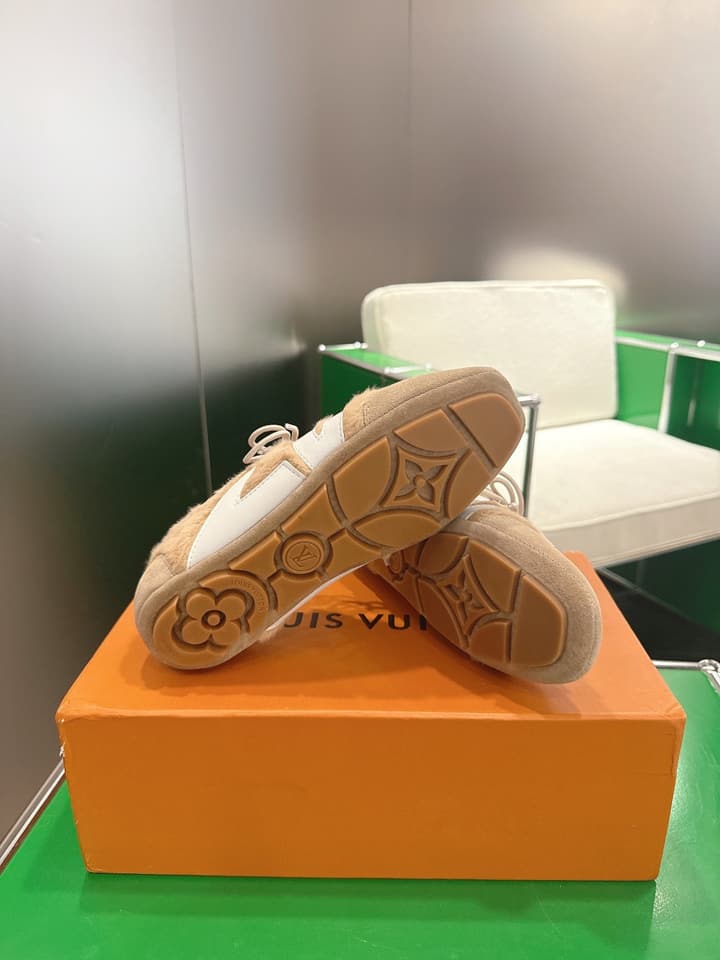 Louis Vuitton Sneakerina Ballet Sneakers in Chocolate Brown