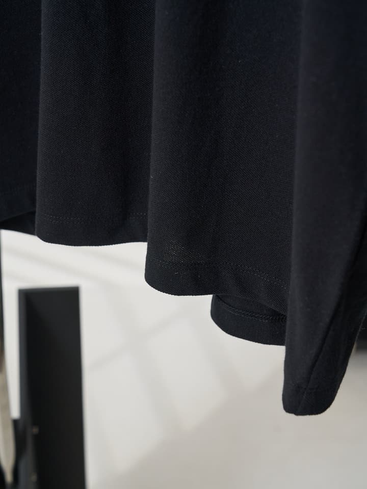 Saint Laurent YSL Embroidered Crewneck T-Shirt in Black