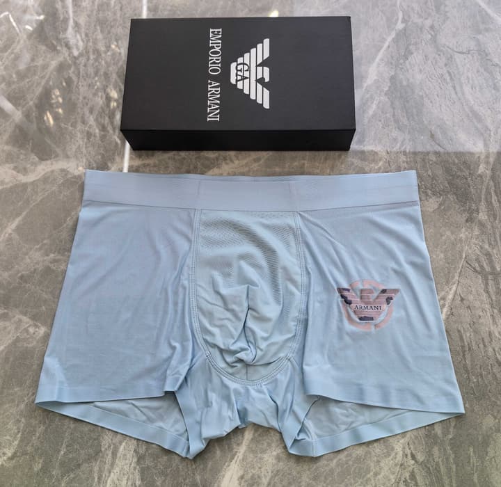 Armani Men's Ice Silk Seamless Underwear 3-Pack