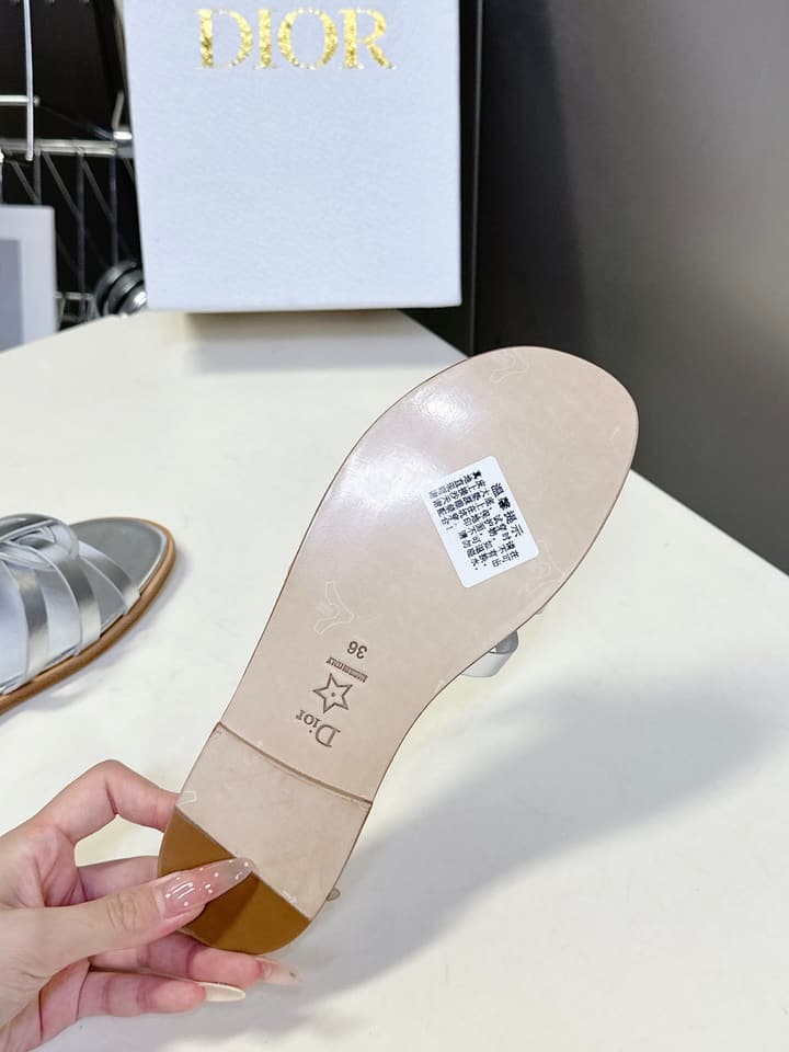 Dior CD Slides – 25SS in Black