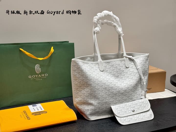 Goyard Reversible Tote Bag in All Black