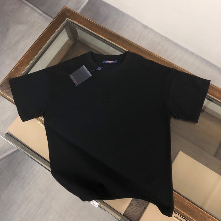 Louis Vuitton Logo Crewneck T-Shirt – 26SS in Black